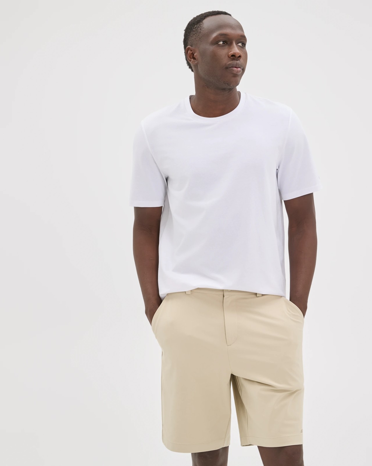 Active Hybrid Stretch Chino Shorts - Agate Grey 3 of 5