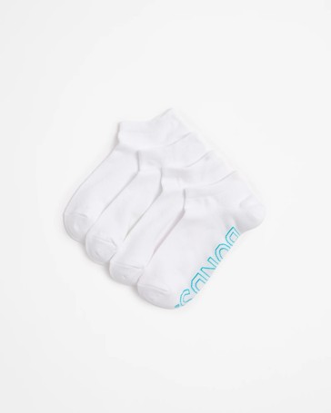 Cotton Blend Lightweight Low Cut Socks 4 Pack - Bonds