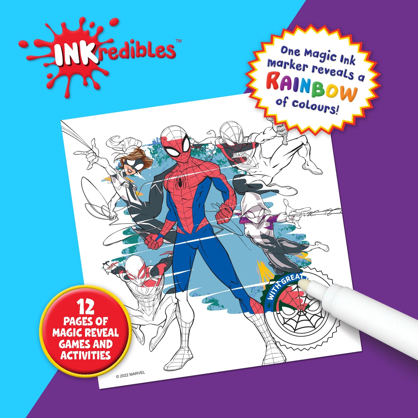 INKredibles Marvel Spider-Man Magic Ink Pictures! - Book 3 of 5