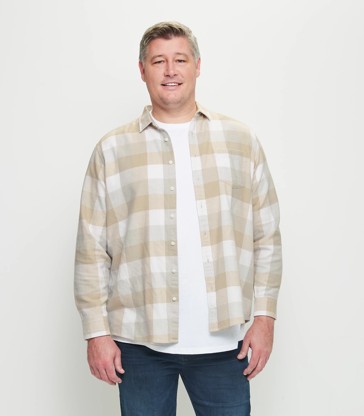 Man Plus Flannelette Shirt