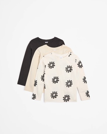 Australian Cotton Long Sleeve Tops 3 Pack