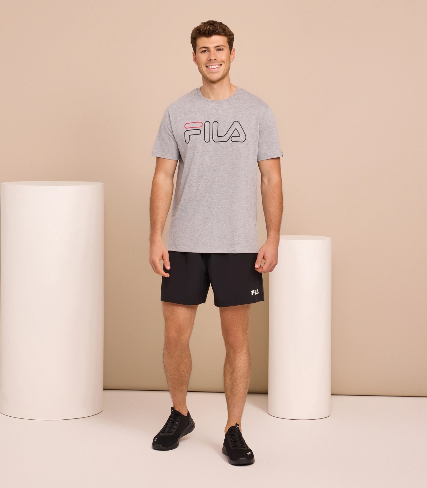 Grey fila clearance top