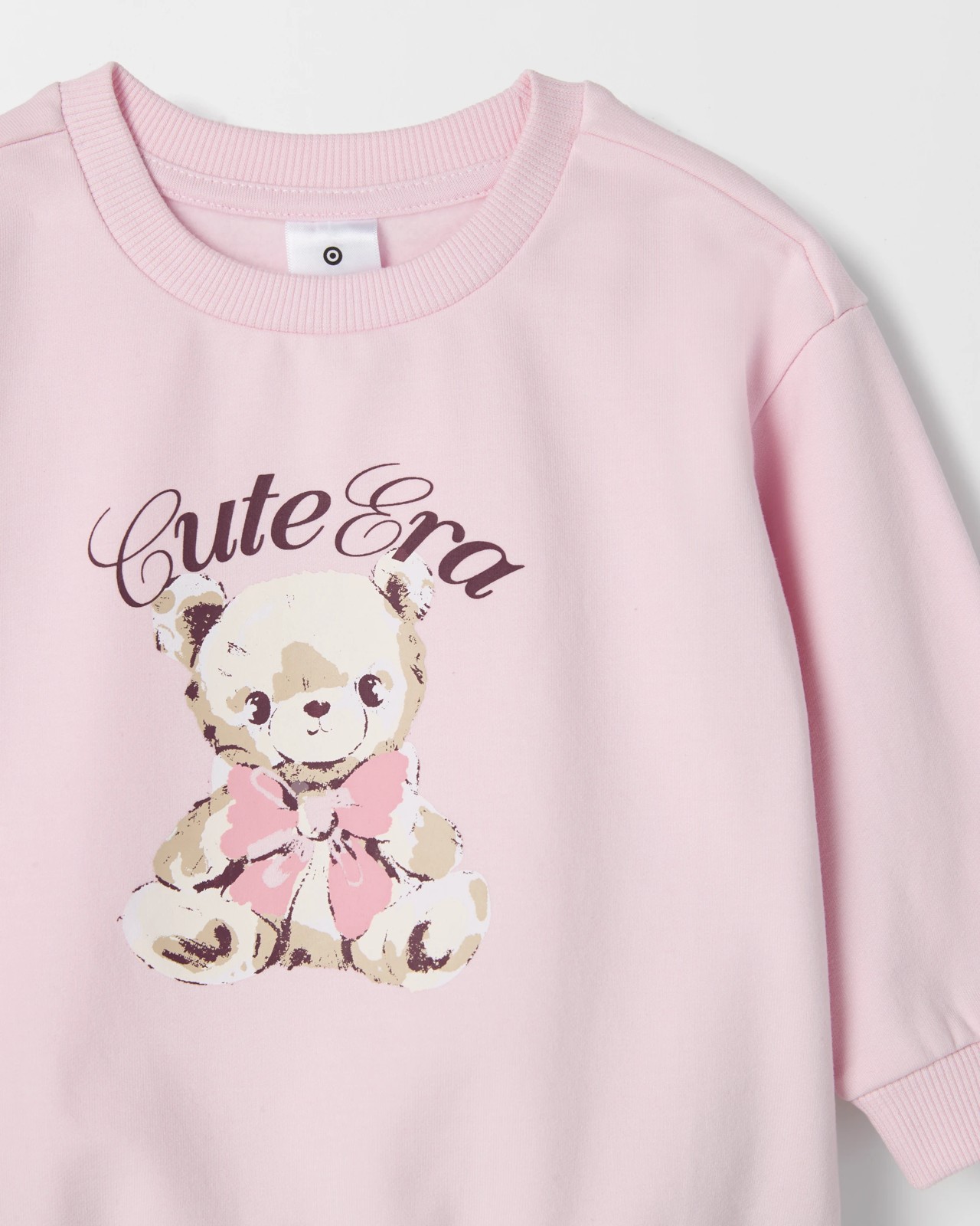 Baby Organic Cotton Sweat Top & Trackpants 2 Piece Set - Ballet 2 of 3