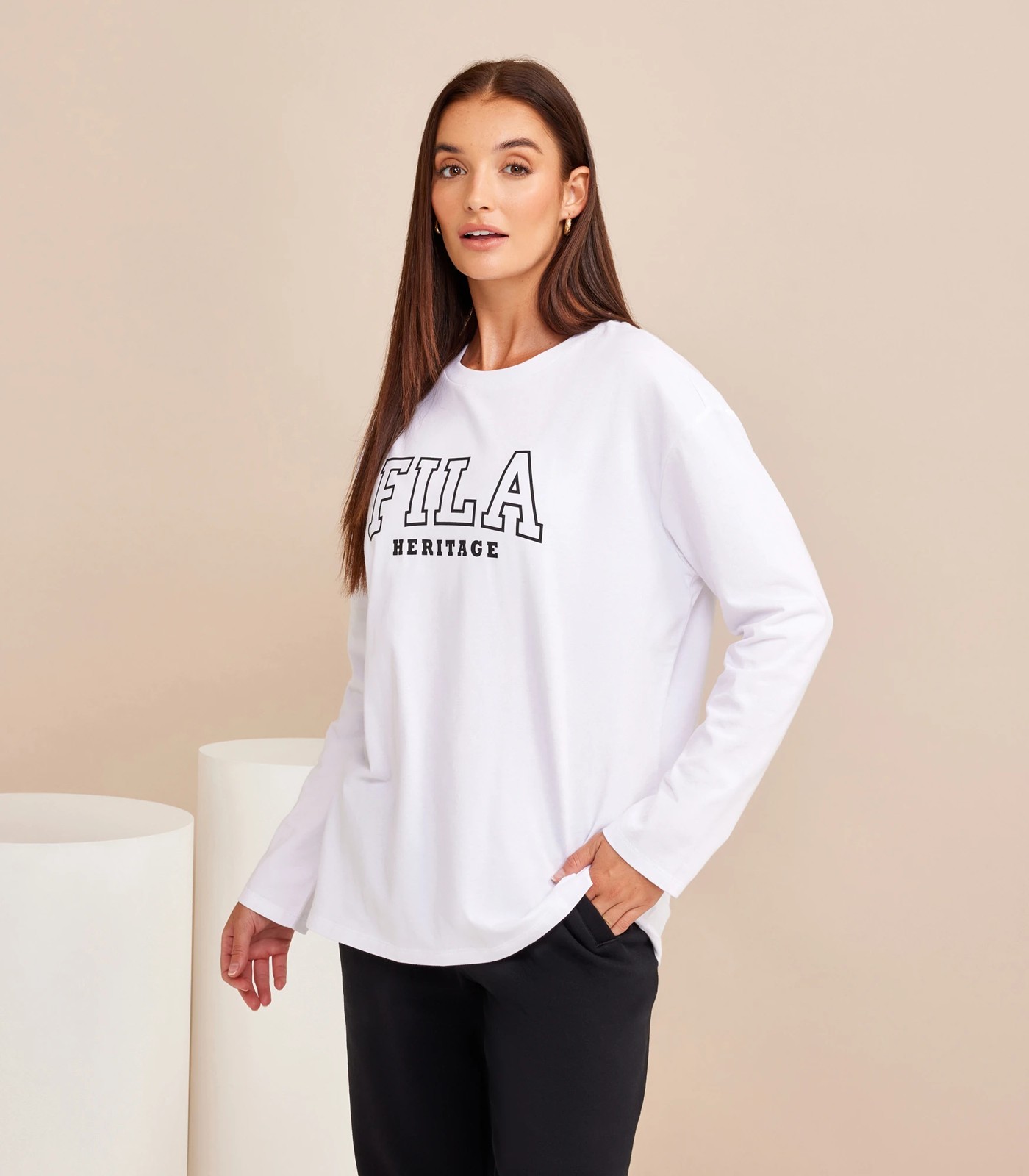 Fila long cheap sleeve top