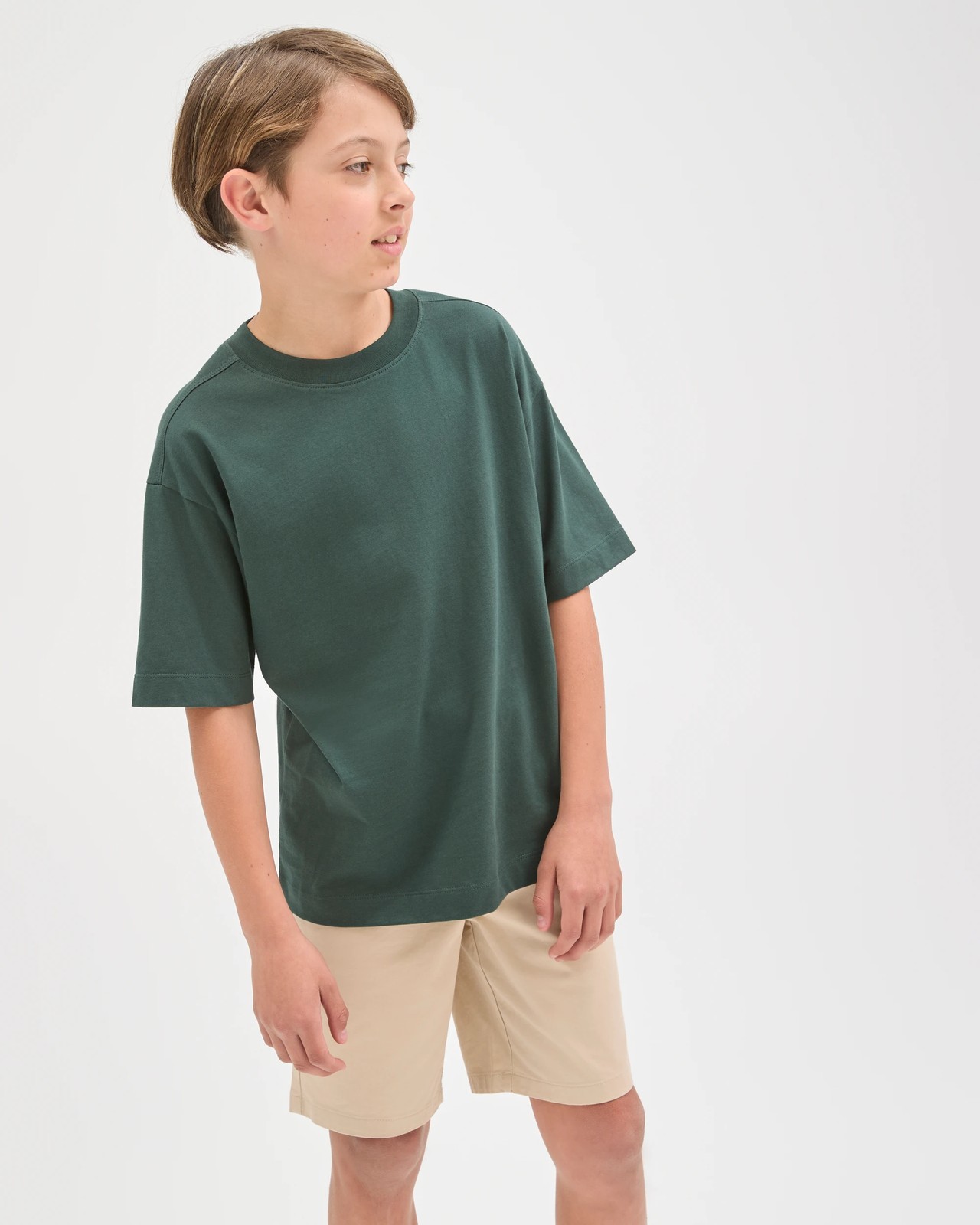 Cotton Chino Shorts - Tan 2 of 5