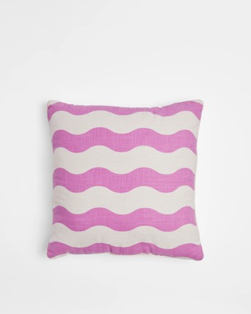 Wave Print Cushion