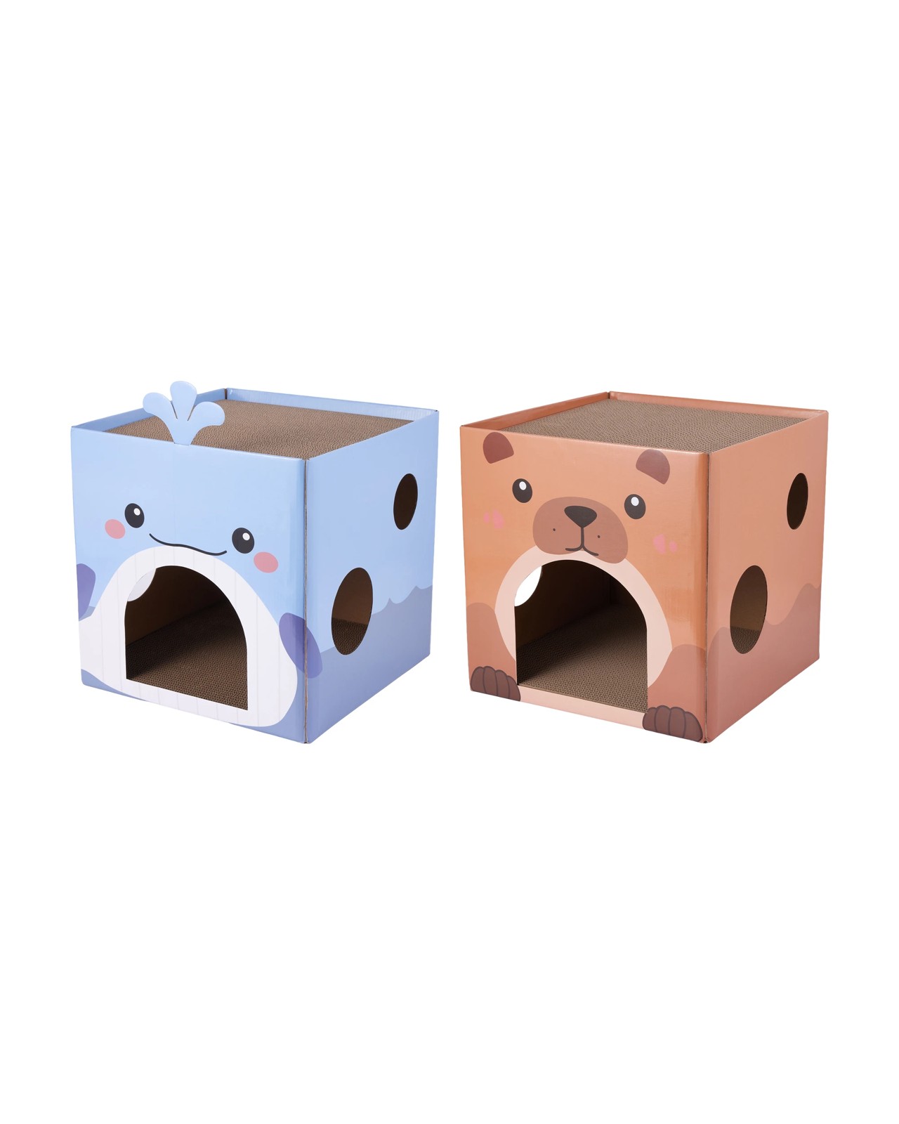 Anko Cat Cardboard House - Assorted 5 of 6