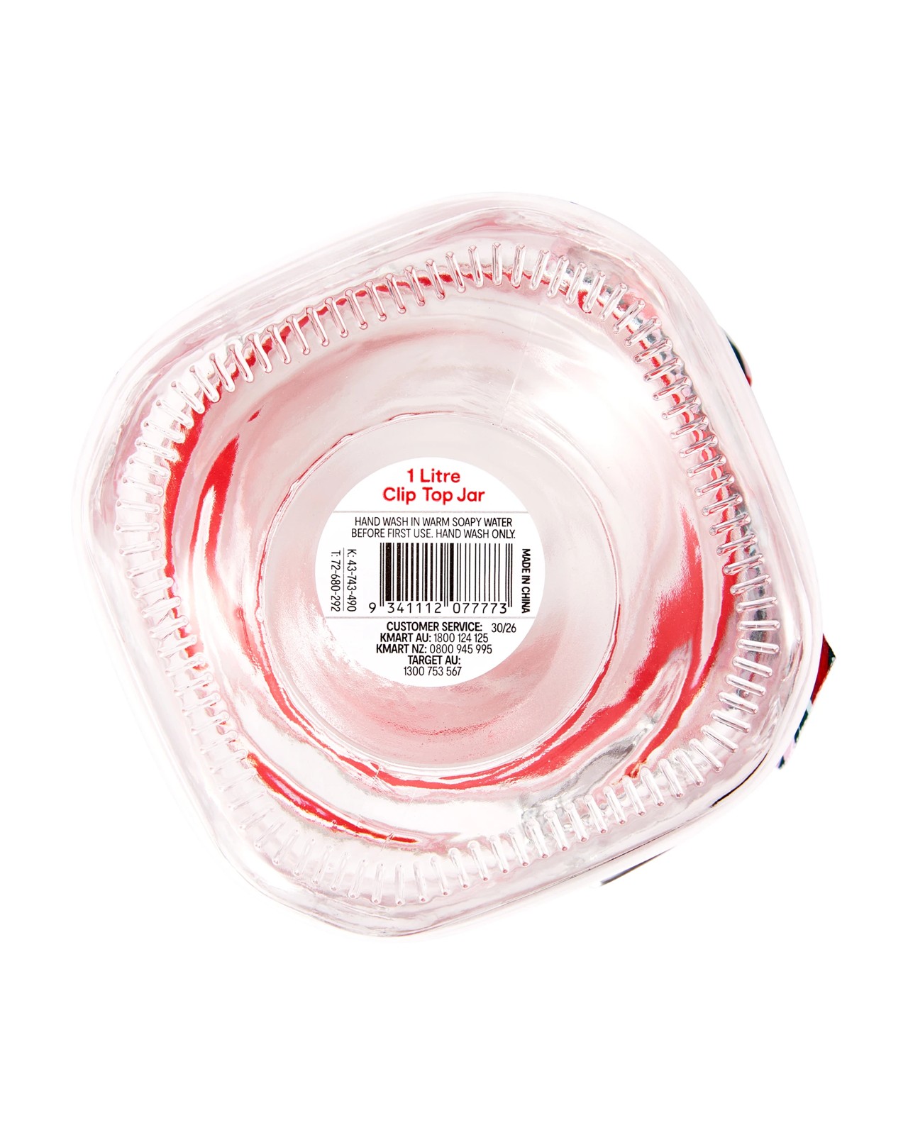 Anko 1L Clip Top Jar 3 of 3