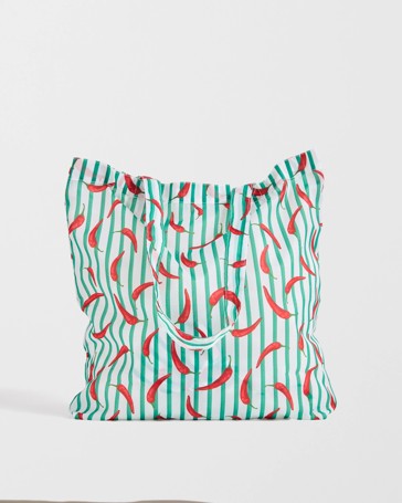 Fold Up Shopper Tote Bag