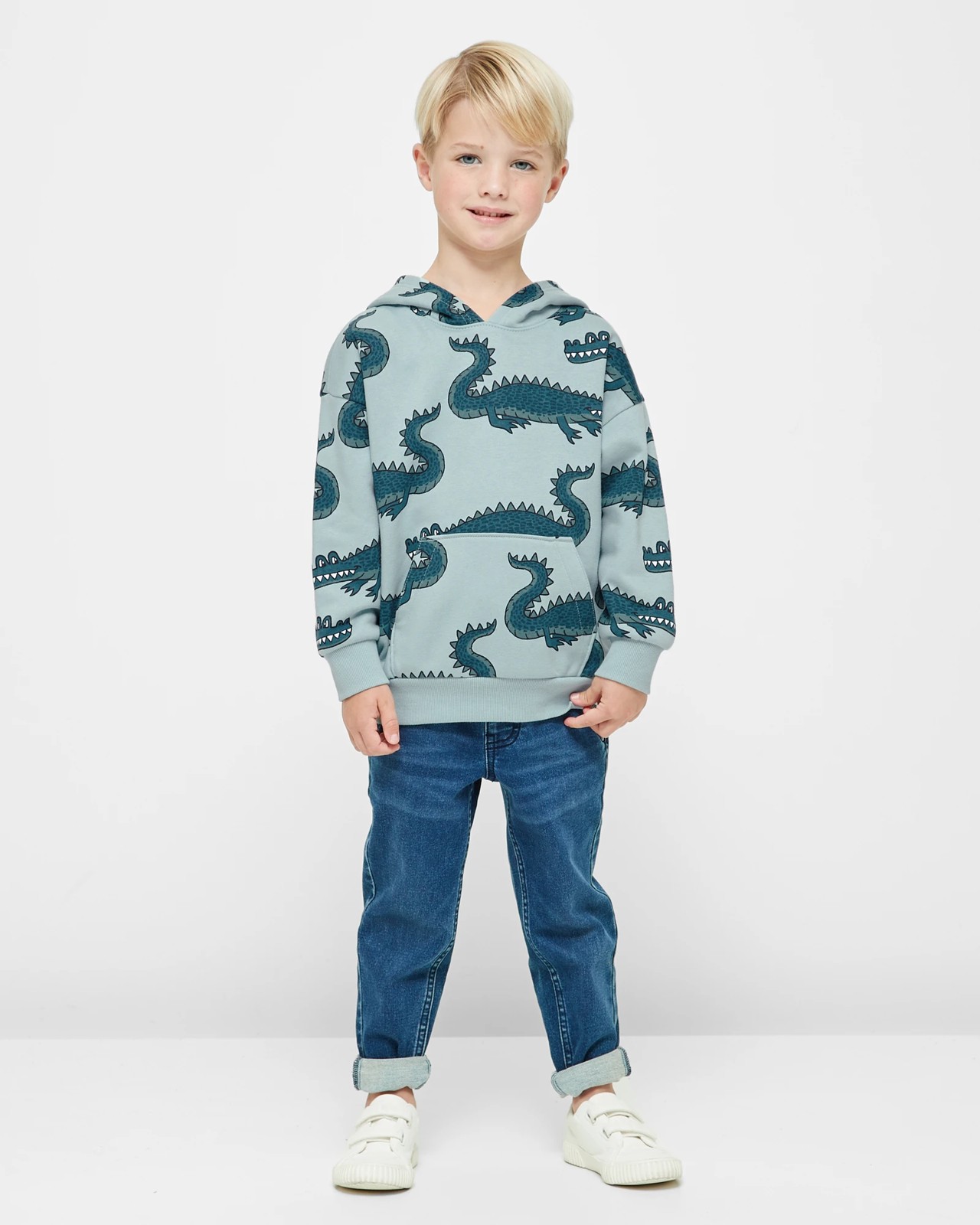 Crocodile Oversize Hoodie | Target Australia