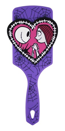 Disney Tim Burton's the Nightmare Before Christmas Hair Brush - Purple