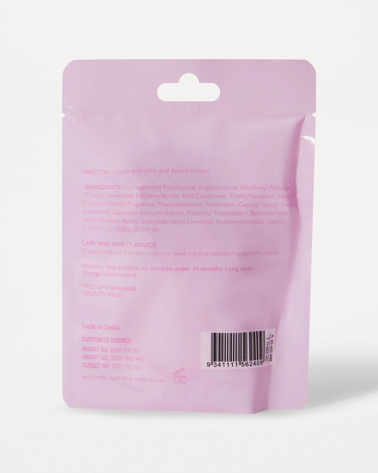 OXX Cosmetics Lip Gloss 3.5ml - Light Pink 5 of 5