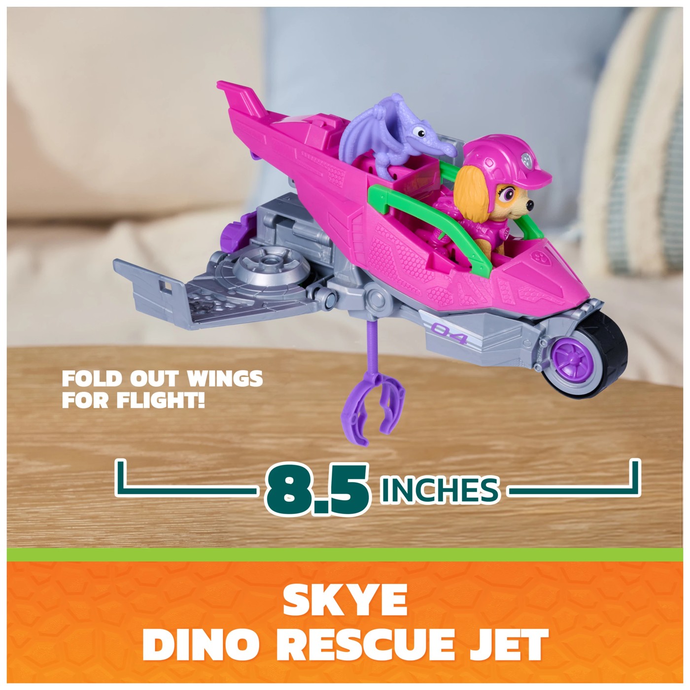 PAW Patrol The Dino Movie Skye Dino Rescue Jet 2 of 6