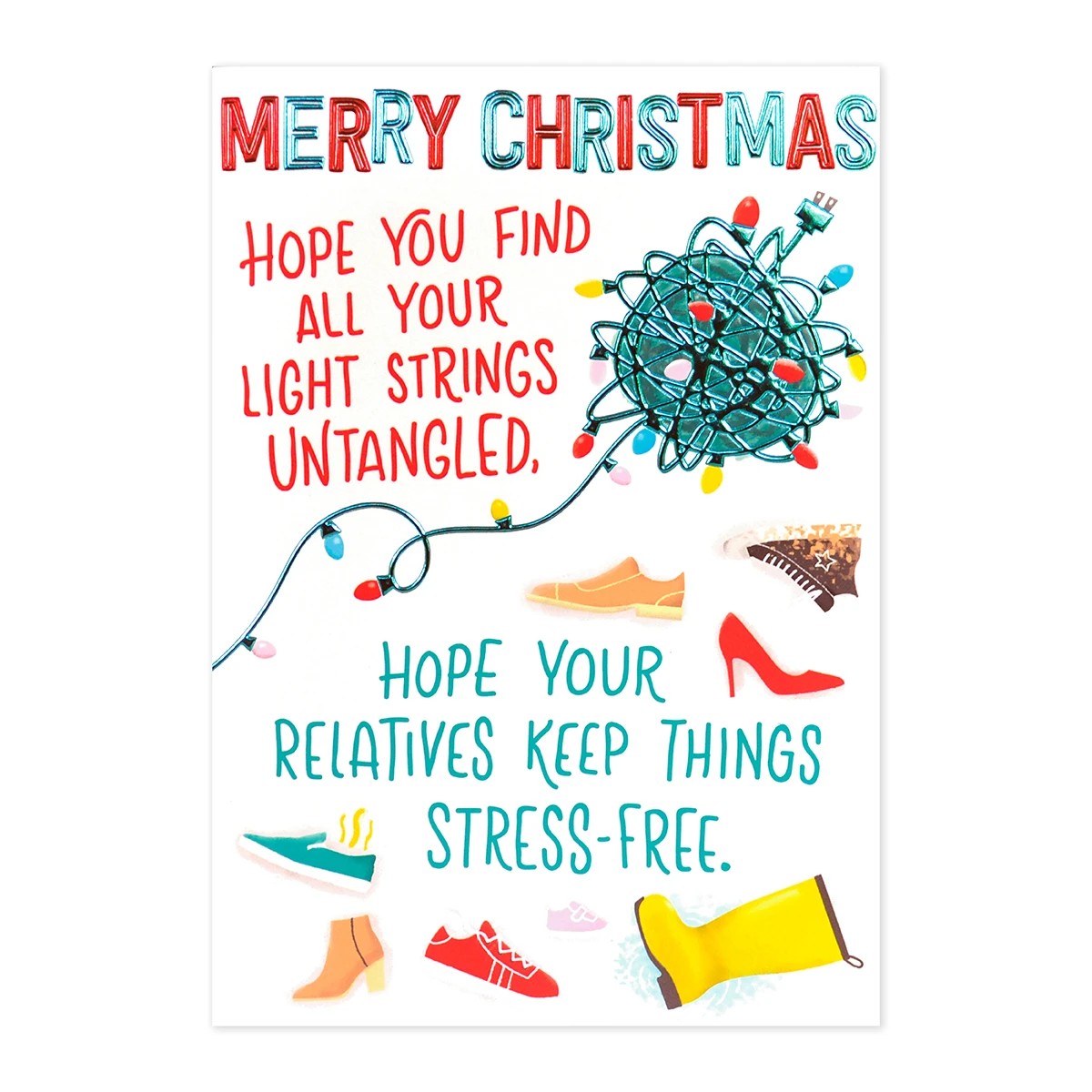 Hallmark Christmas Card - Strees Free 4 of 4