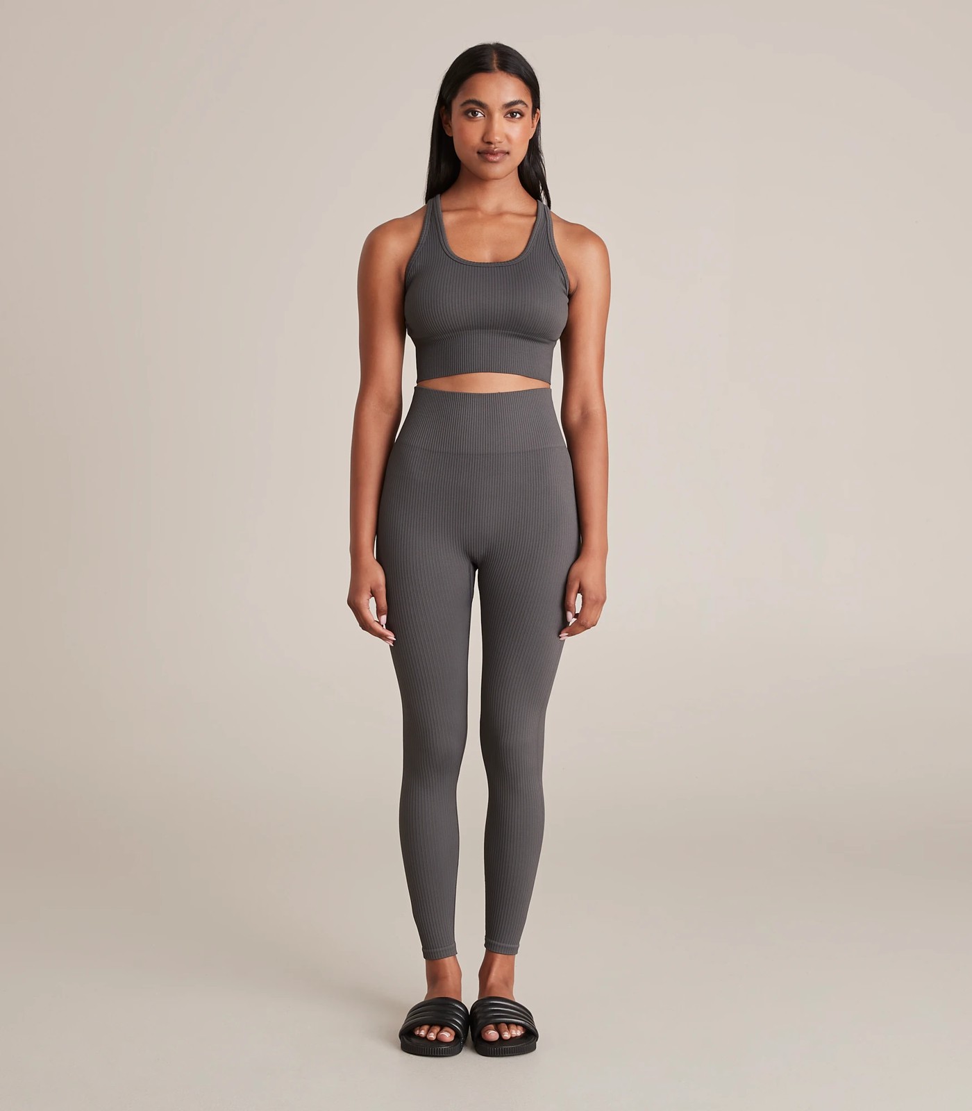 Active Seamfree Ribbed Longline Crop Top 2 of 6