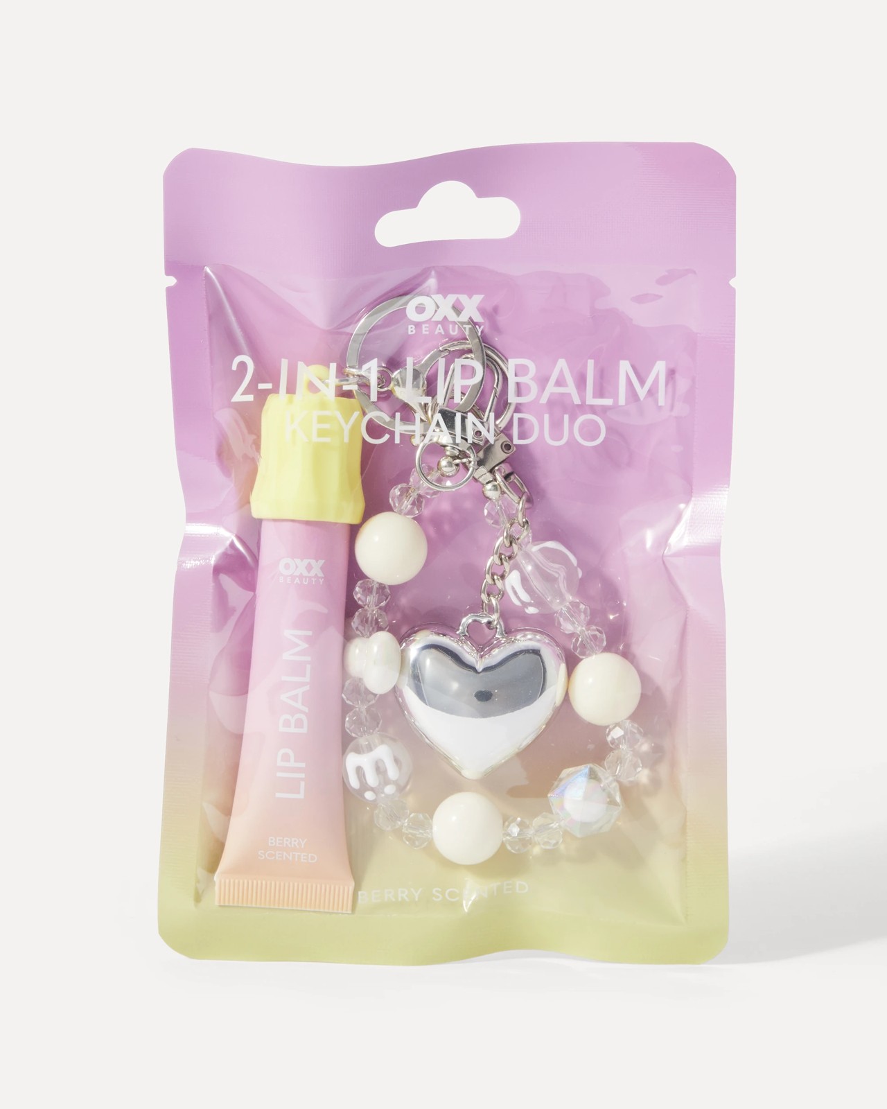 OXX Beauty 2 in 1 Lip Balm and Keychain Duo -  Berry Scented 5 of 6