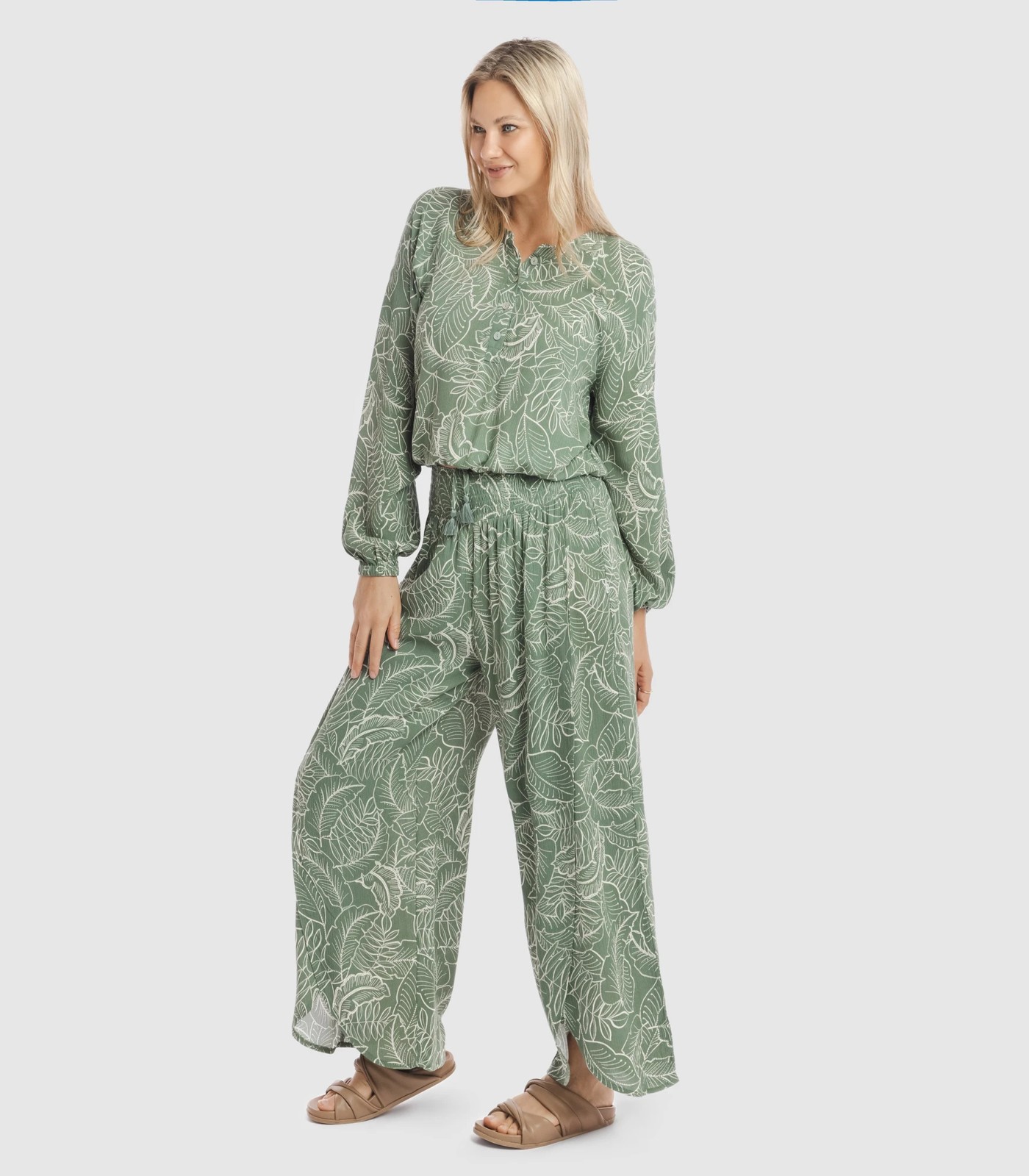Women's Medium Split-leg Beach Pants main image 0