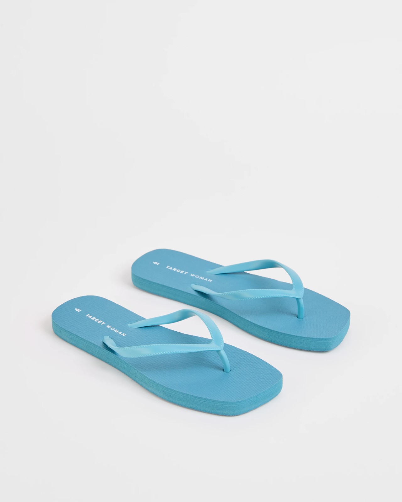 Square Toe Everyday Thongs - Blue 2 of 3