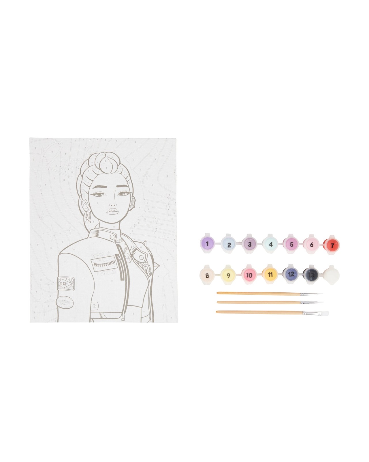 Anko KPop Demon Hunters Paint by Numbers Kit - Rumi 2 of 4