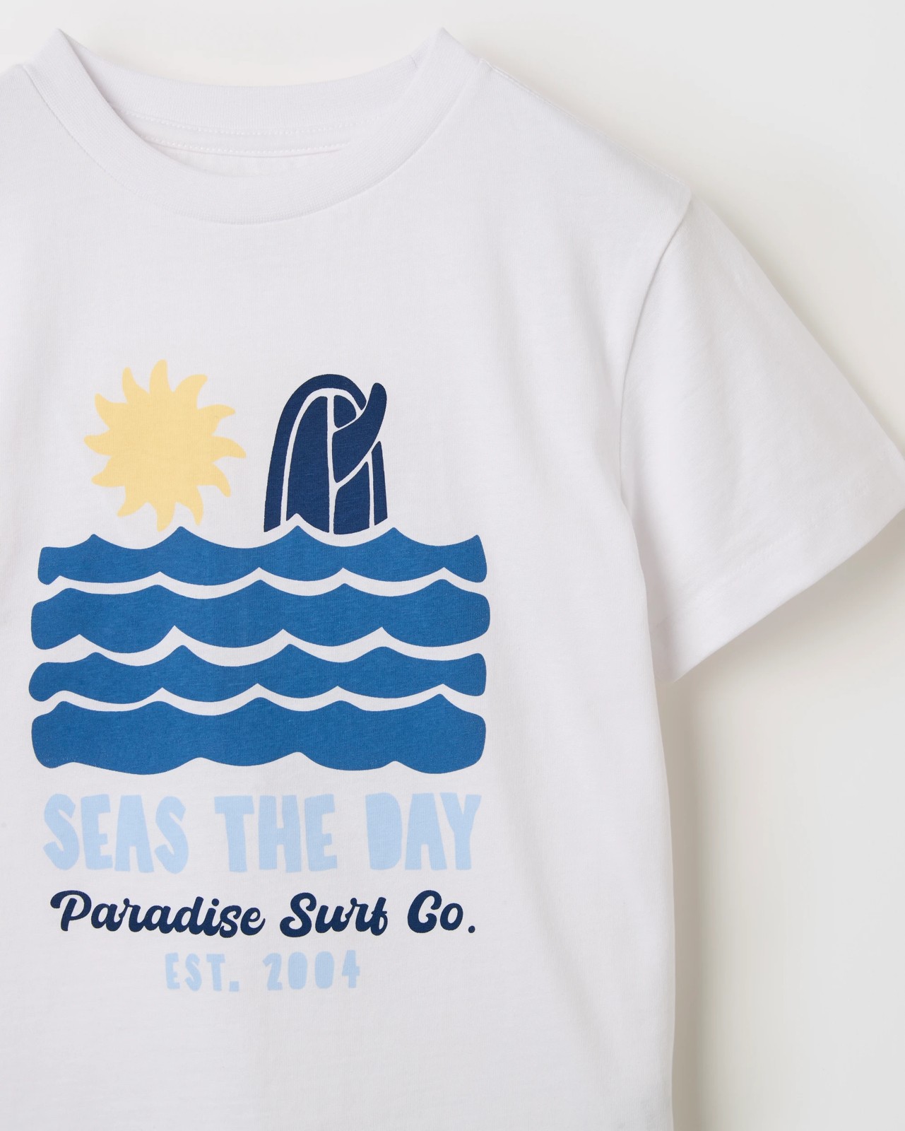Australian Cotton 3 Pack T-Shirts - Blue + White 5 of 5