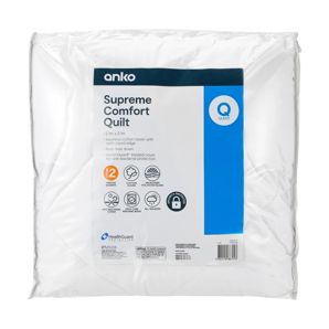 Medium Warmth Supreme Comfort Quilt, Queen Bed - Anko product image