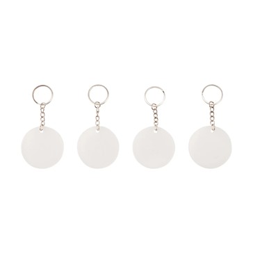 4 Pack Acrylic Keyrings - Anko