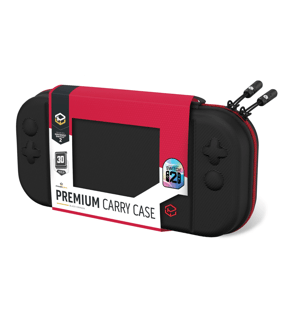 Powerwave Premium Carry Case Black Crimson - Nintendo Switch 2