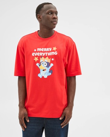 Licensed Christmas Bluey T-Shirt
