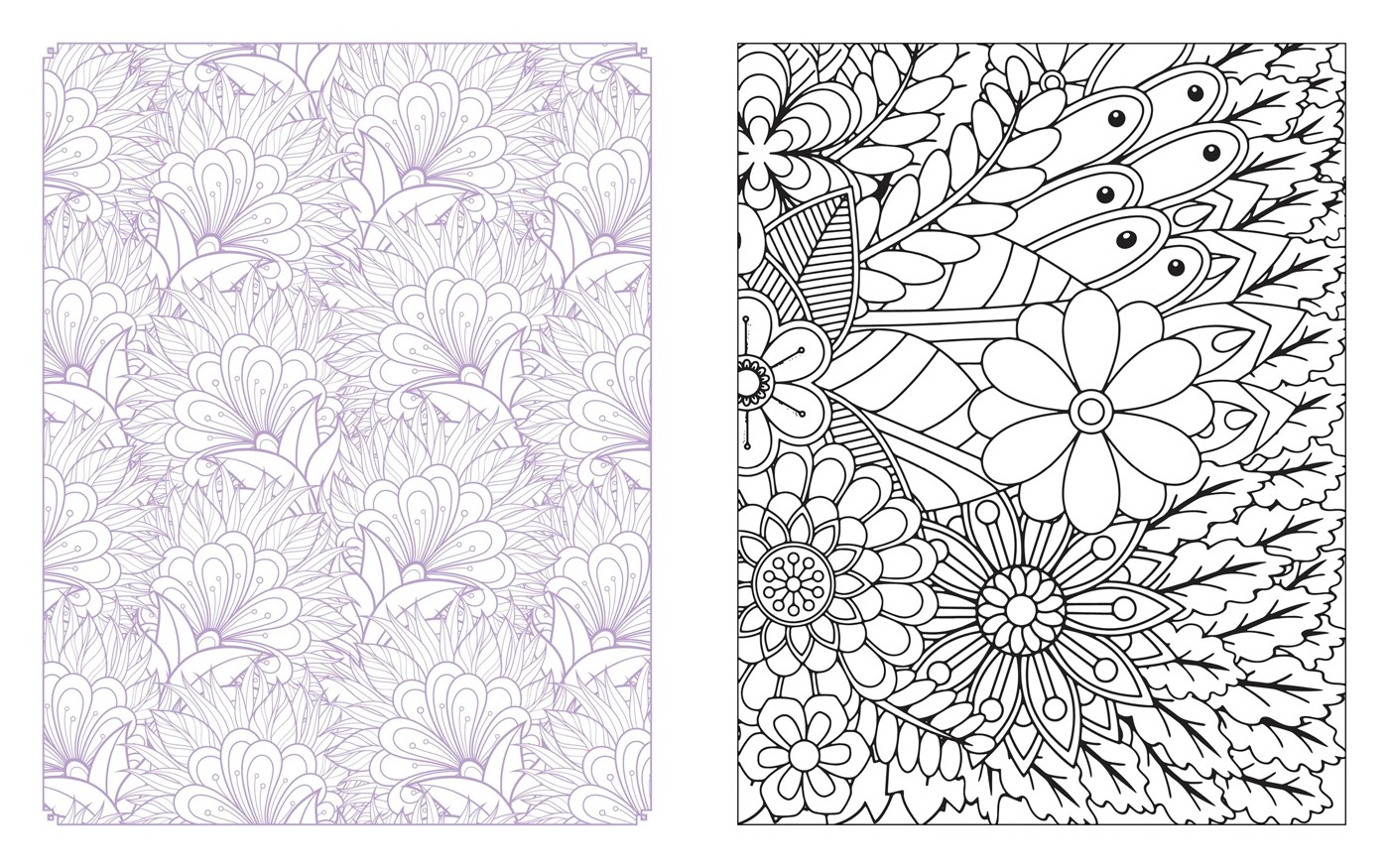 Wildflowers in Bloom Colouring Book 2 of 4