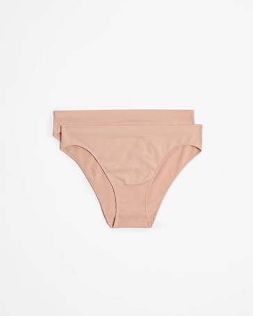 2 Pack Seamfree Brazilian Briefs - Lily Loves