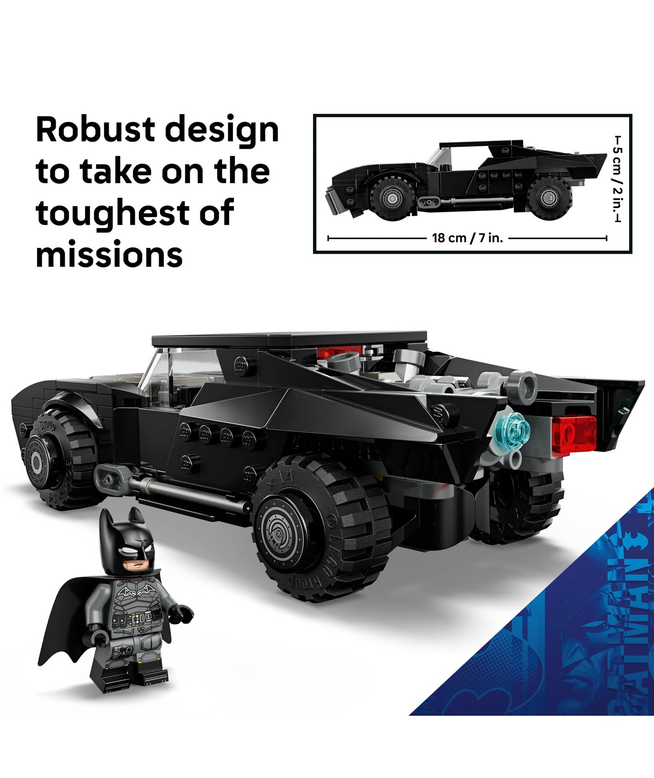 LEGO® Super Heroes The Batman™ Batmobile™ 76332 3 of 5