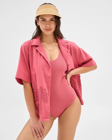 Resort Crinkle Scoop One Piece Swim Bathers