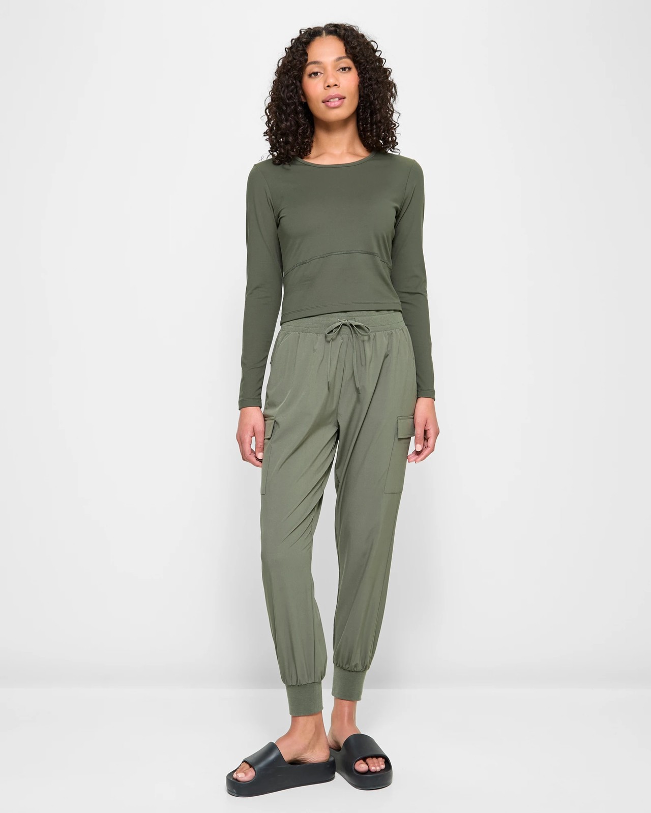 Active Workout Long Sleeve Fitted T-Shirt 2 of 5