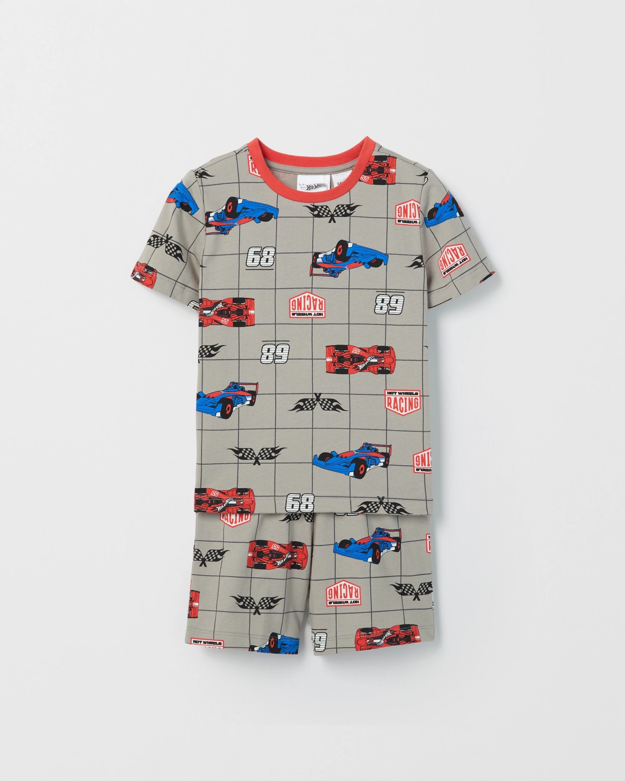 Hot Wheels Australian Cotton 2 Pack Younger Boys Jersey Pyjama Set 3 of 4