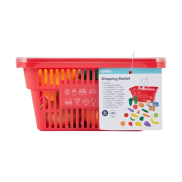 22 Piece Shopping Basket - Anko