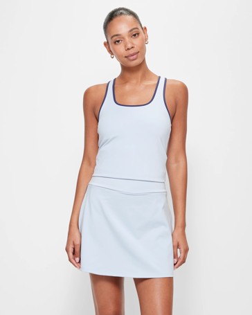 Active Contrast Binding Tennis Skort