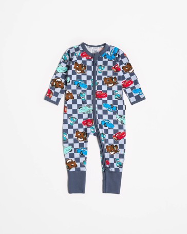 Bonds Baby Disney Zippy Wondersuit Coverall - Disney Pixar Cars - Lightning McQueen - Radiator Springs