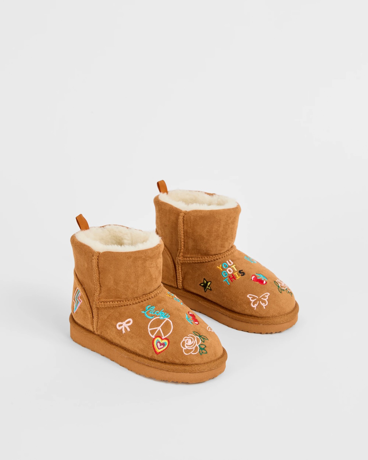 Embroidered Novelty Slipper Boots 2 of 3
