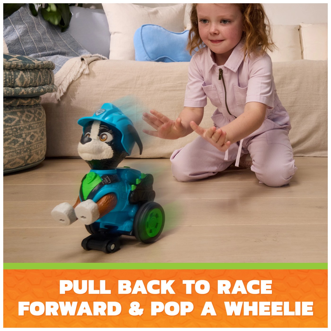PAW Patrol: The Dino Movie Rippin Rescue Rex Action Figure 2 of 6