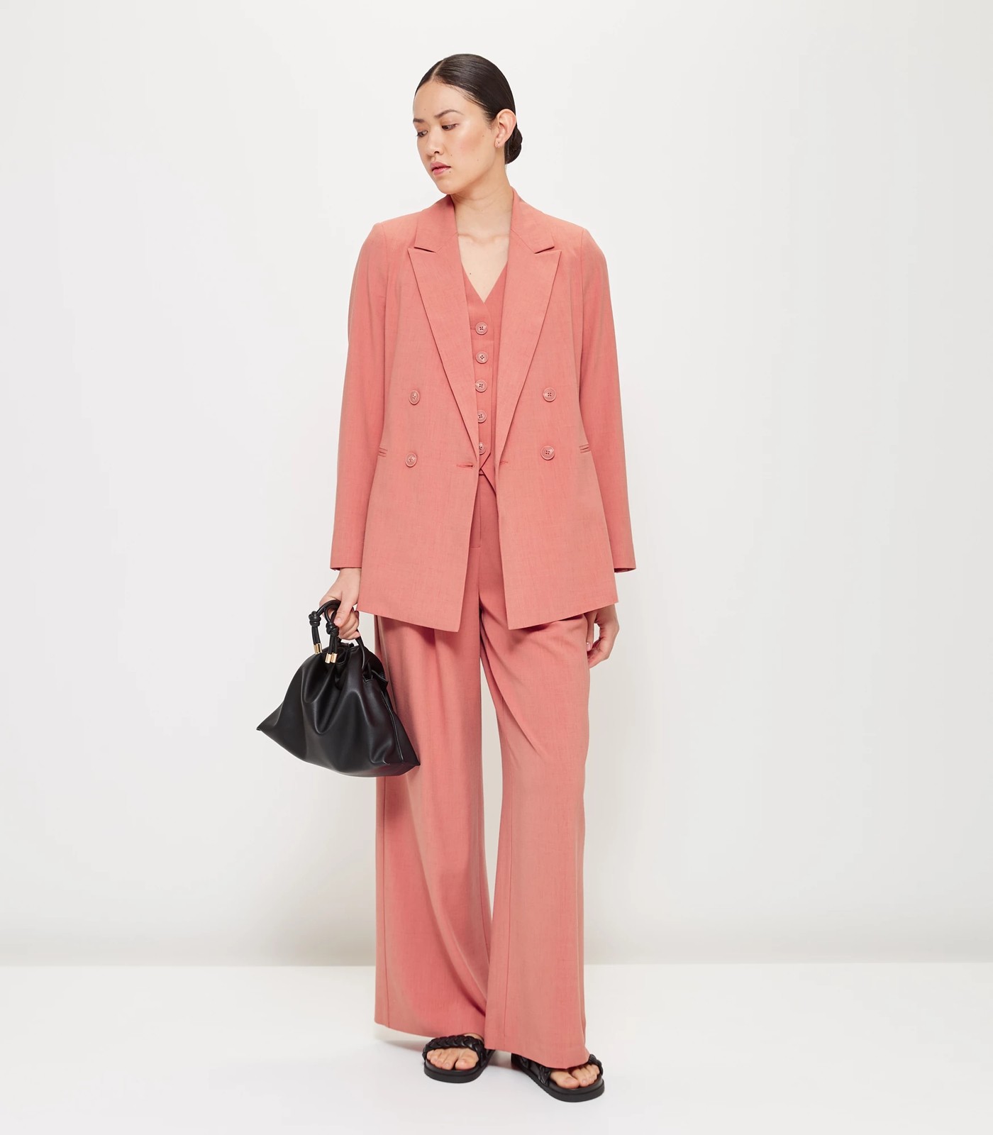 Relaxed Double Breasted Blazer - Preview | Target Australia
