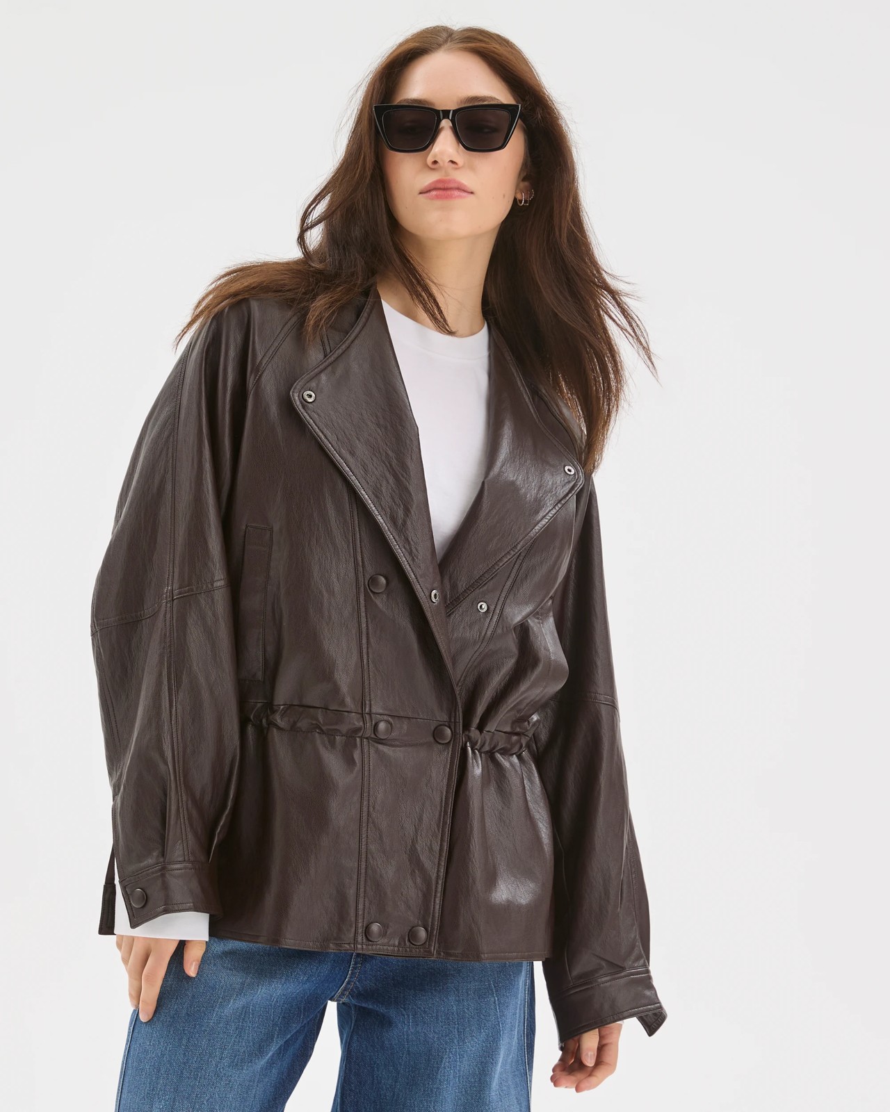 Lily Loves PU Aviator Jacket 3 of 5