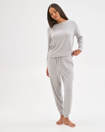 Cosy Rib Crew Neck Sleep Top