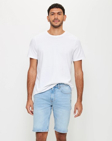 Slim Denim Shorts