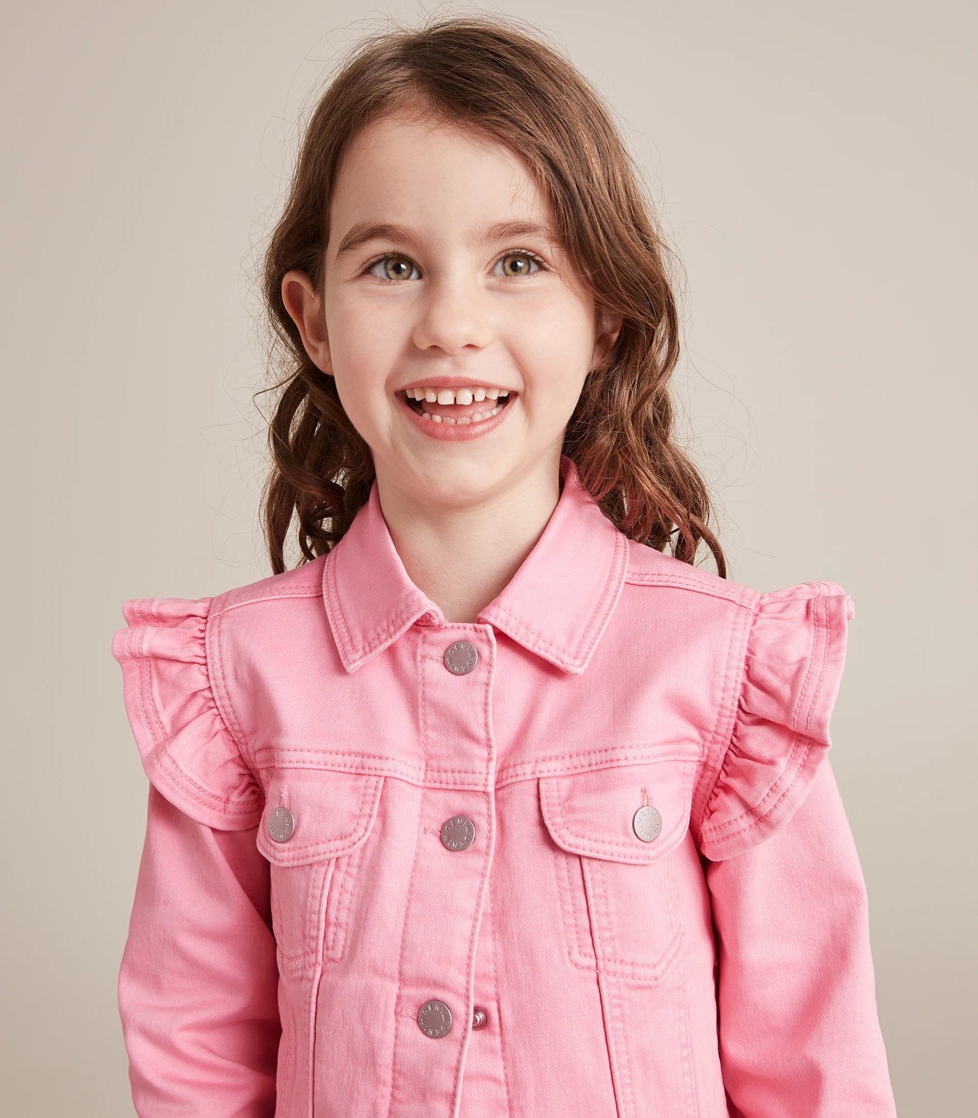 Girls pink 2025 jean jacket