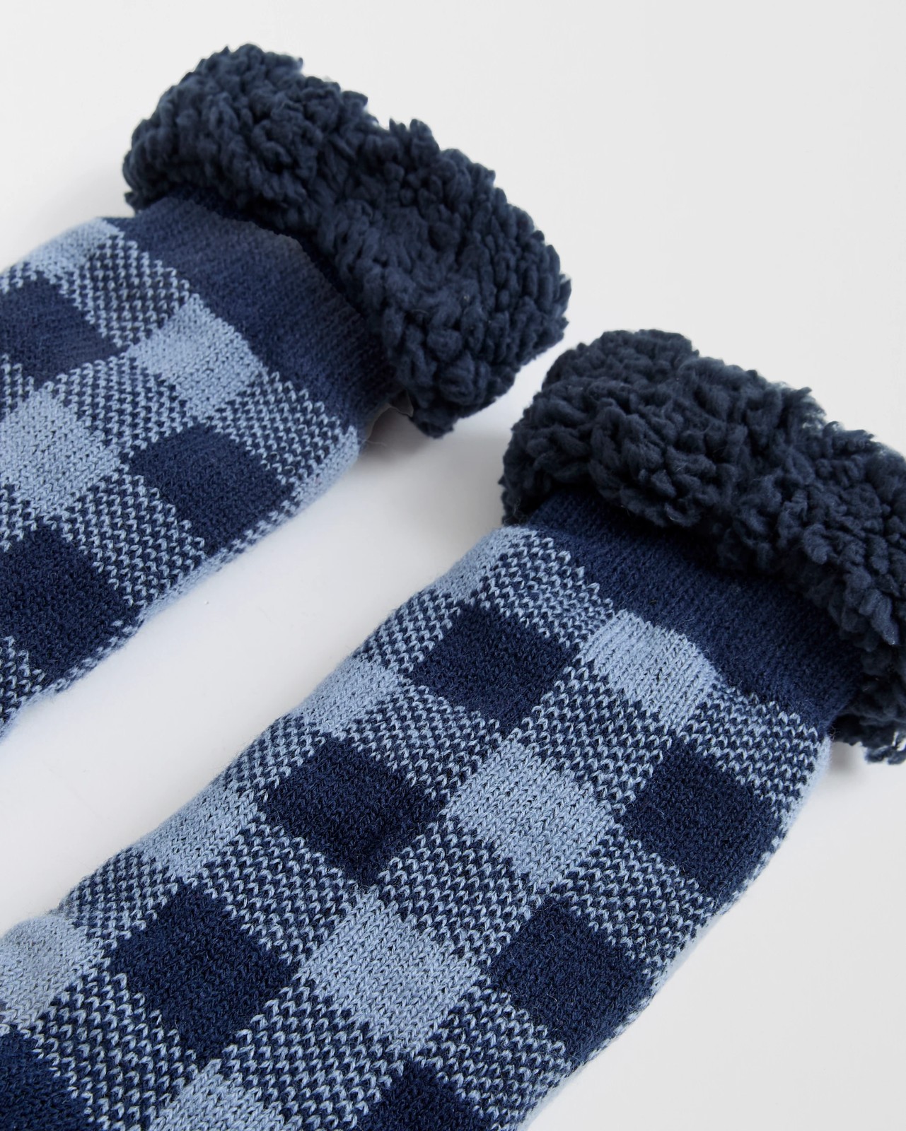 Sherpa Lined Knit Crew Socks 2 of 3