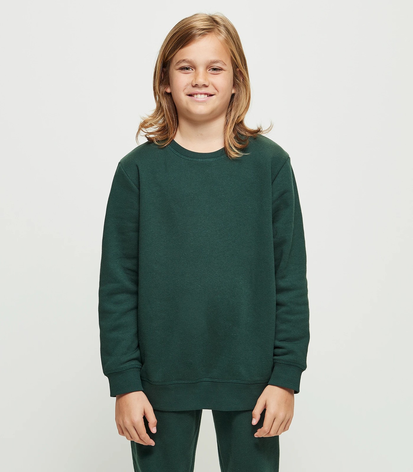 School Fleece Jumper - Bottle Green | Target Australia