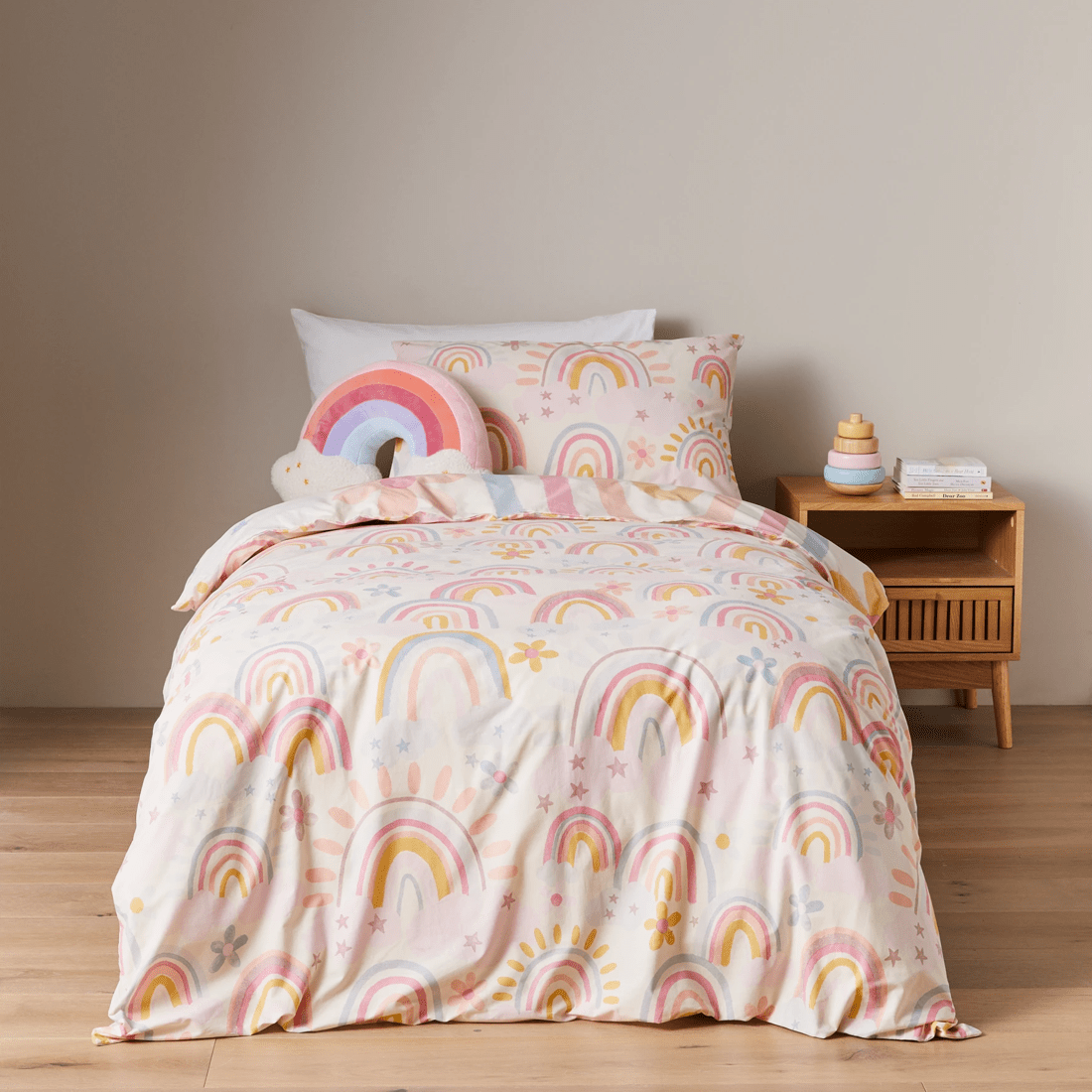 Tori Rainbow Kids Quilt Cover Set Target Australia