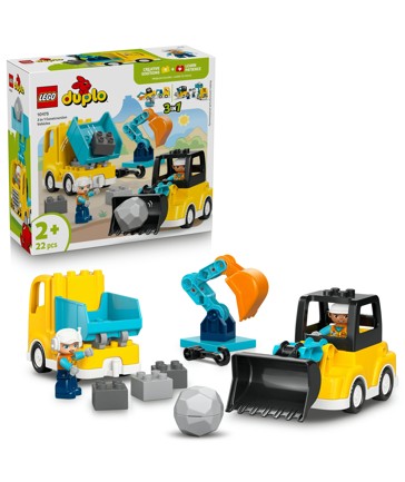 LEGO® DUPLO Town 3 in 1 Construction Vehicles 10475