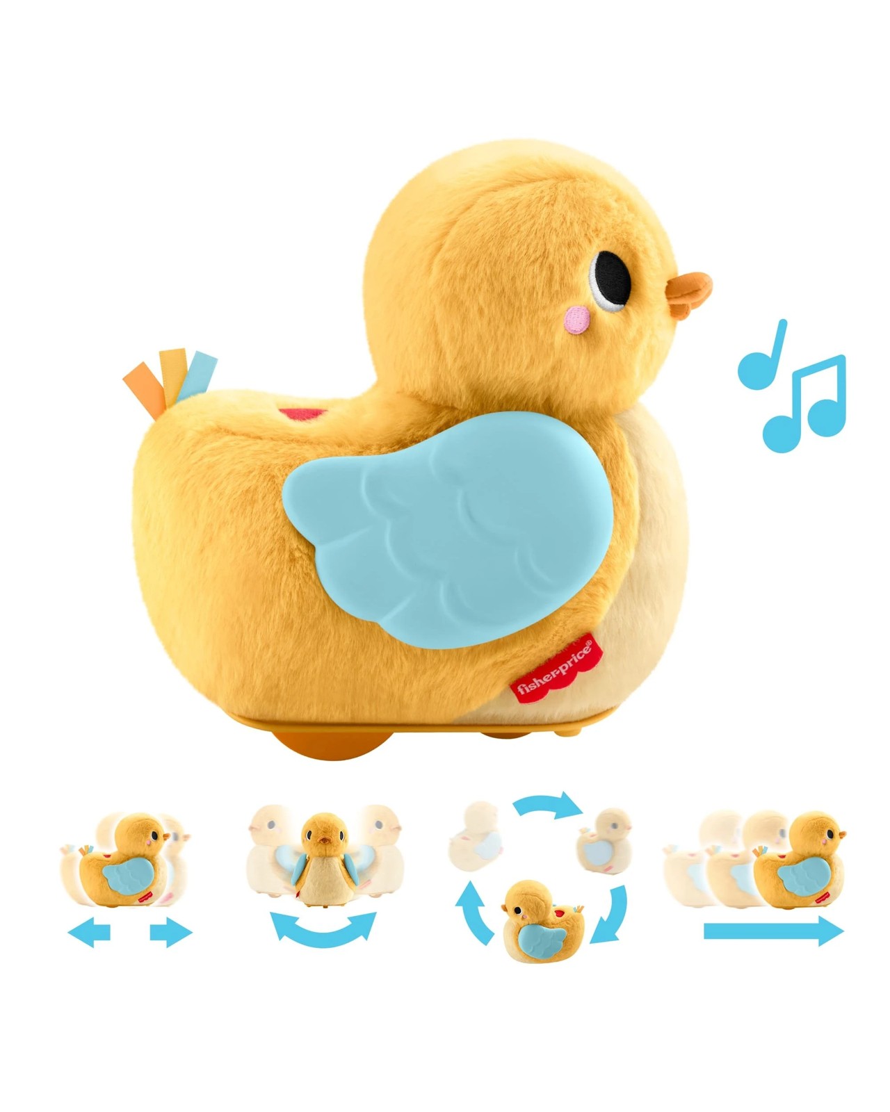 Fisher-Price 4-in-1 Cuddle & Crawl Duck 3 of 6