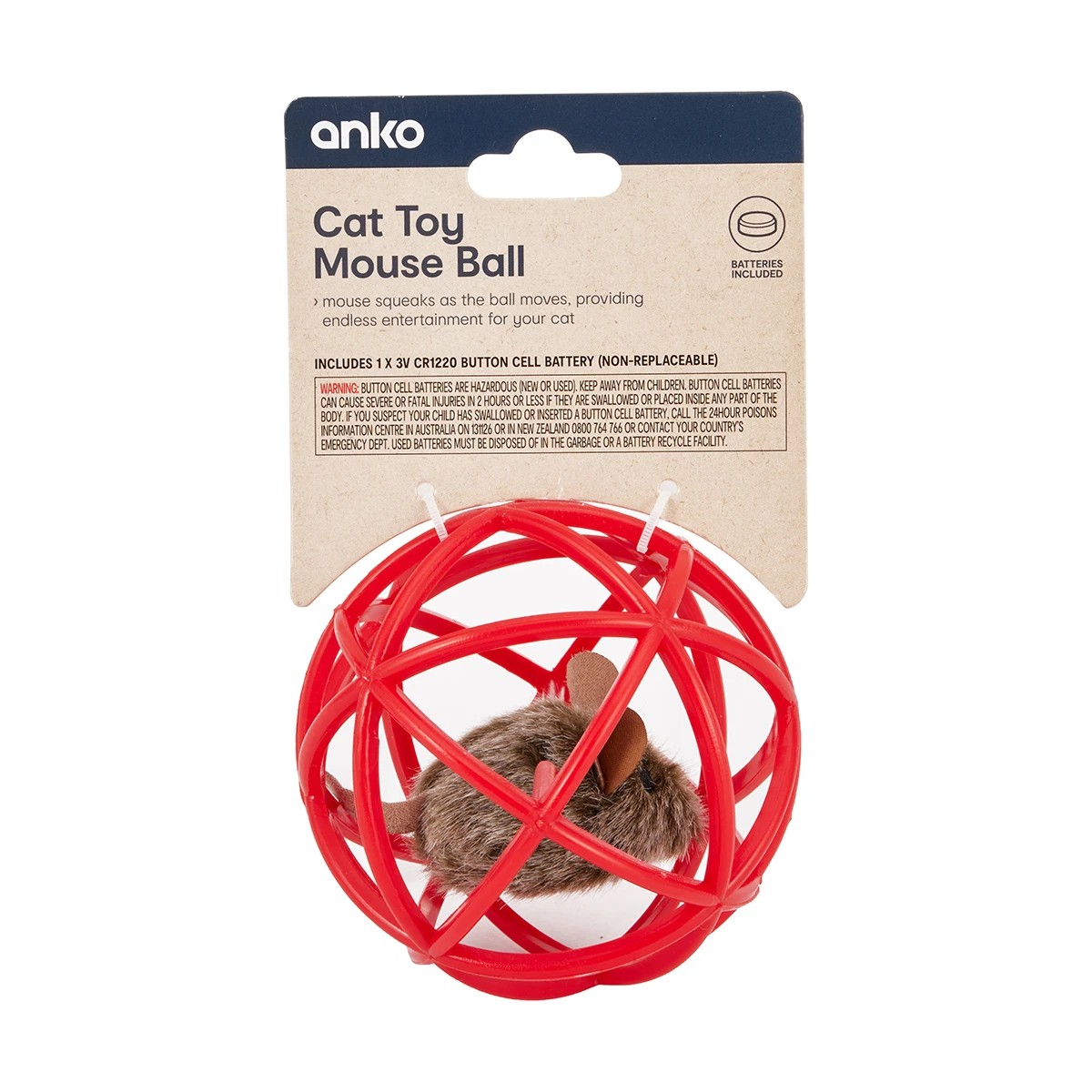Cat Toy Mouse Ball Anko Target Australia